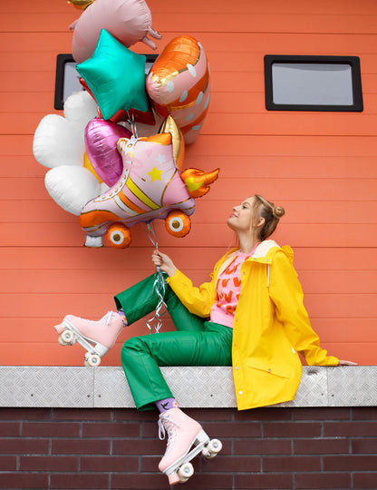 Alumínium ballongolyó 74 cm -es ruletten