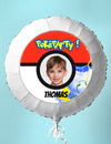 Személyre szabható Poké Ball fólia lufi 50 cm