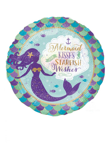 Sellőálmok alumínium lufi 45 cm születésnapra