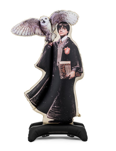 Harry Potter™ álló fólia lufi Hedwiggel 90x145 cm