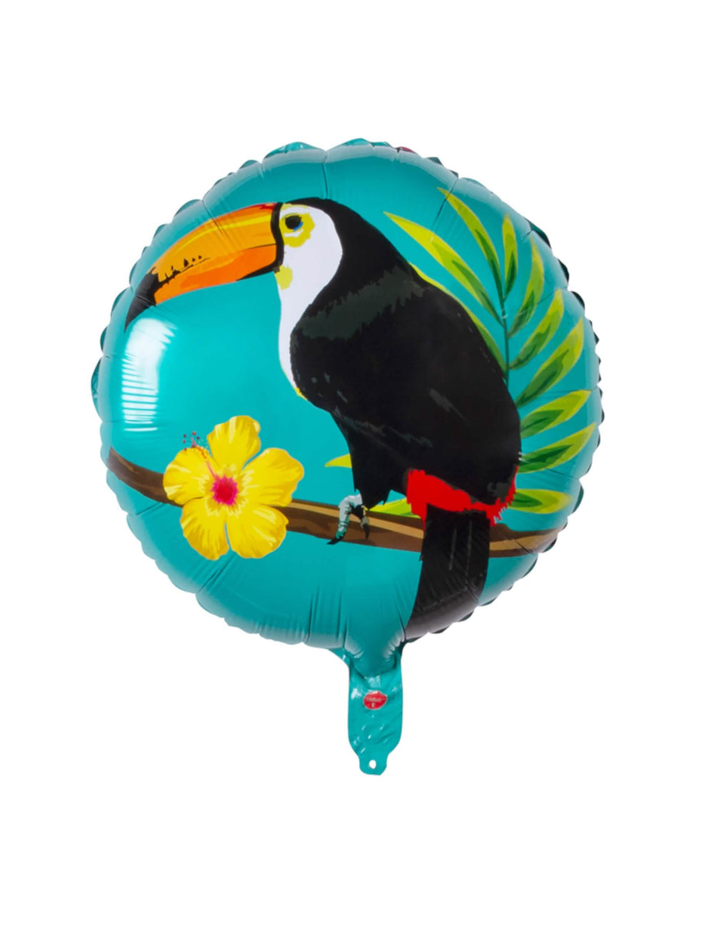 Toucan alumínium ballon elölnézete a bulira