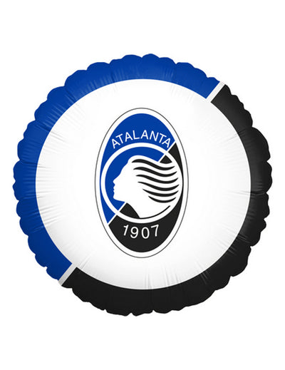 Ballon en aluminium Atalanta™ blanc et bleu 43 cm