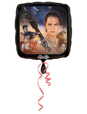 Csillagok háborúja VII négyzet alakú alumínium ballon