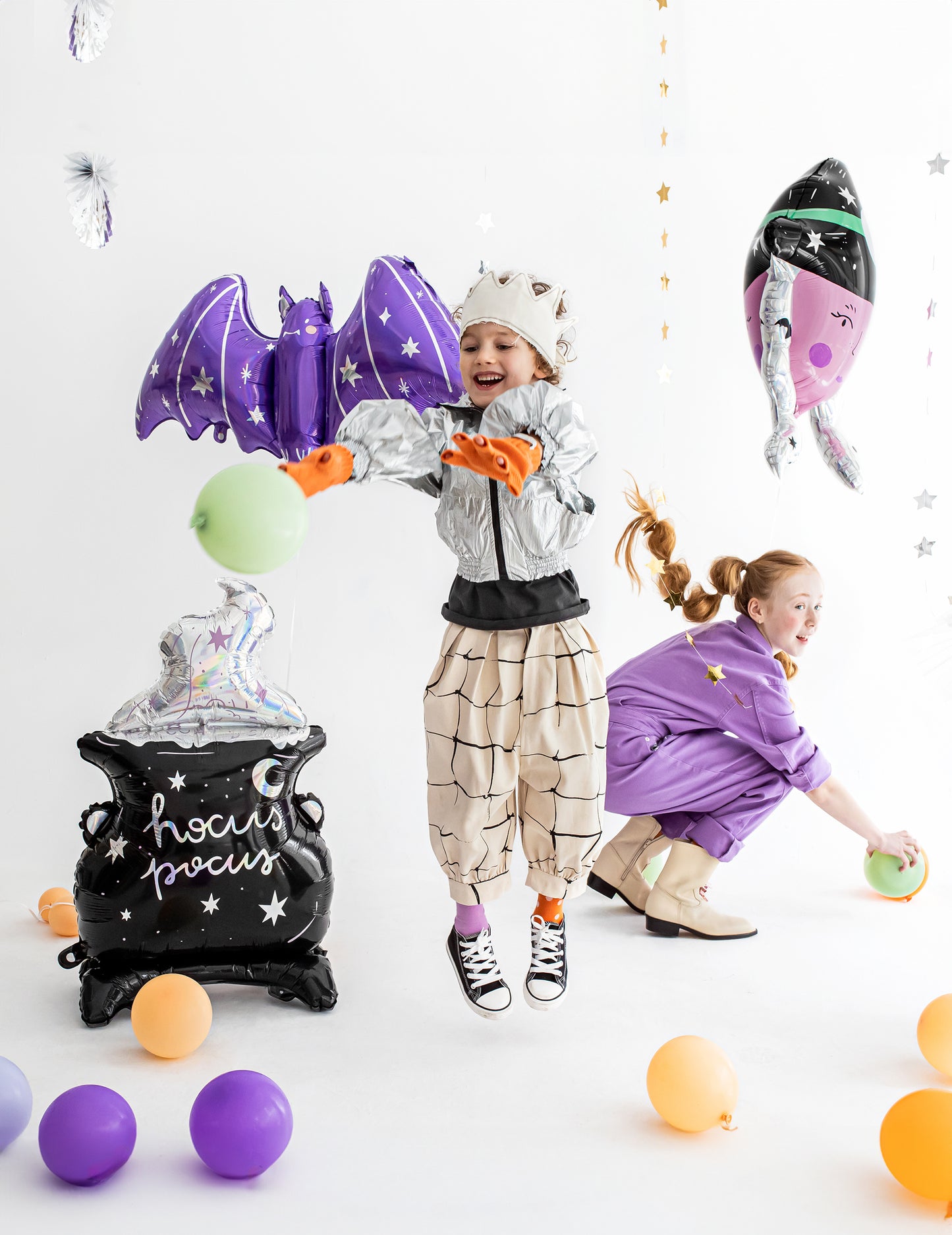 Óriás alumínium gömb/üst 64 x 109 cm irizáló hókuszpókusz