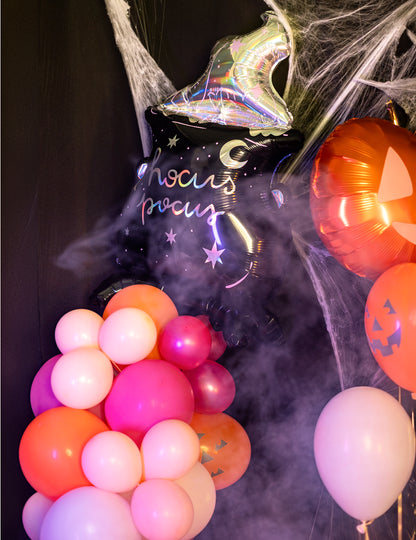 Óriás alumínium gömb/üst 64 x 109 cm irizáló hókuszpókusz