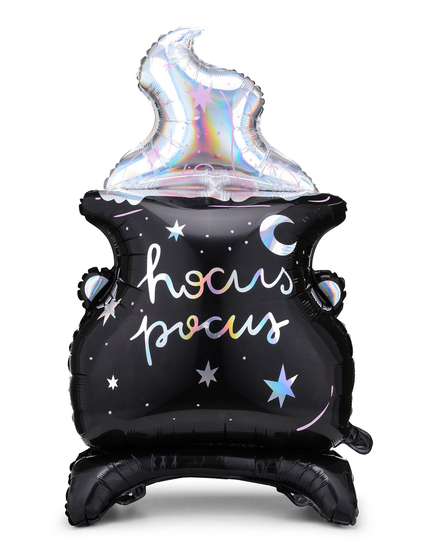 Óriás alumínium gömb/üst 64 x 109 cm irizáló hókuszpókusz