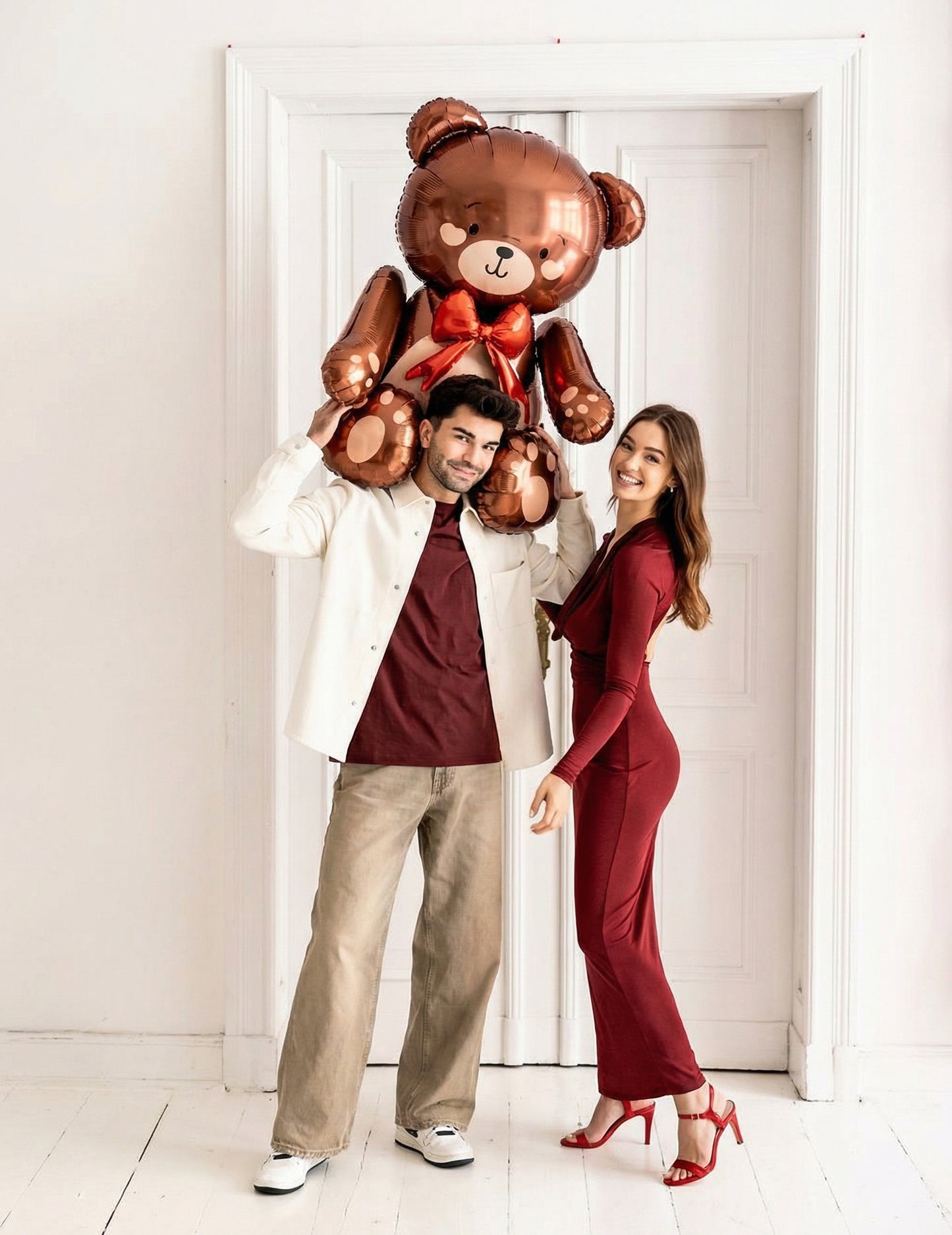 Óriás fólia lufi Mackó 75 x 84 cm 