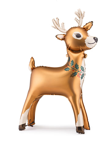 Álló rénszarvas fólia lufi 65 x 105 cm 