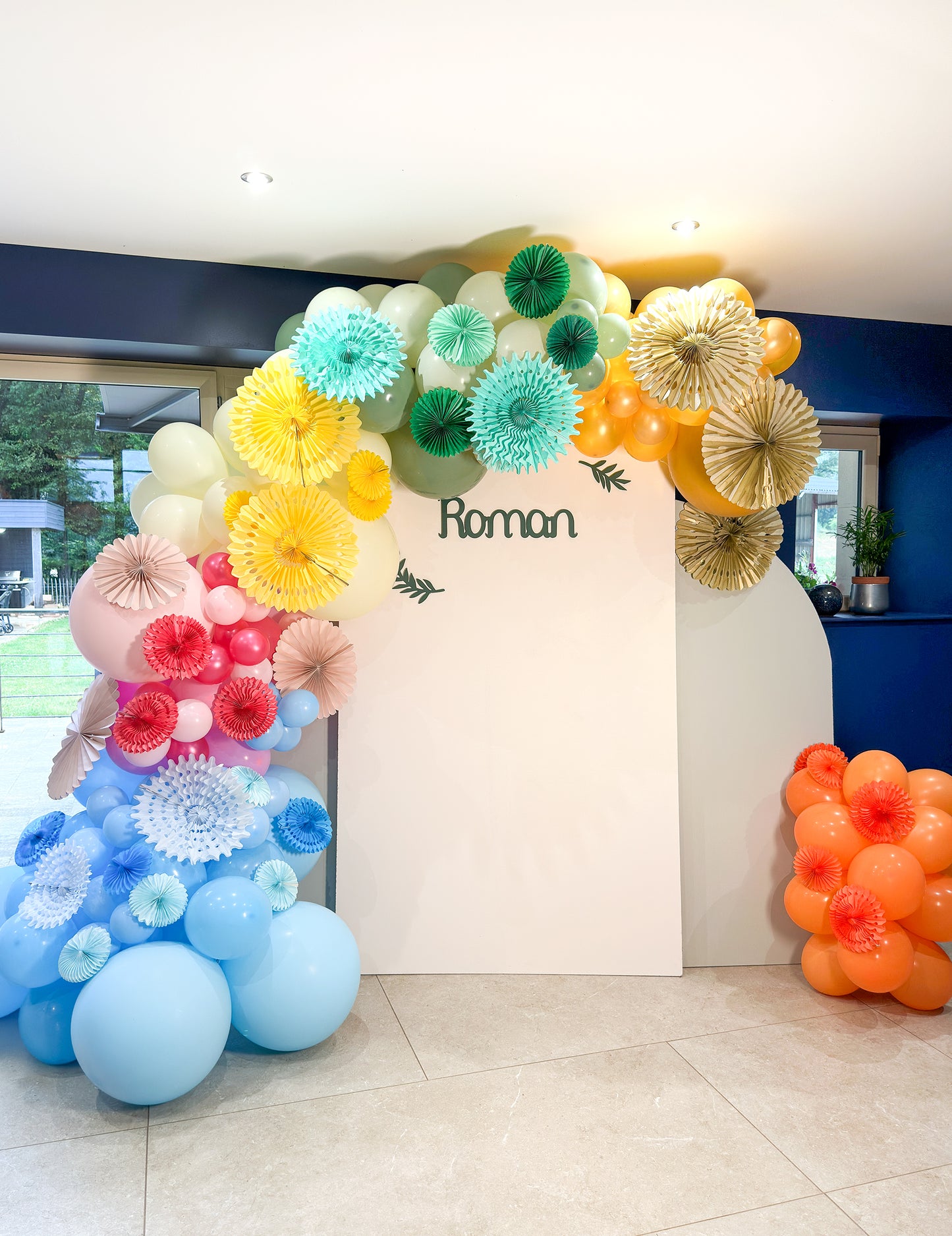 60 cm kék óriás latex ballon
