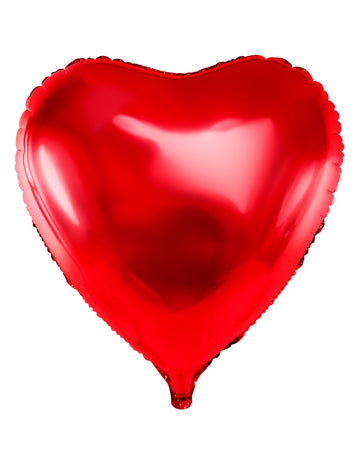 Óriás alumínium szív lufi ünnepségre, piros