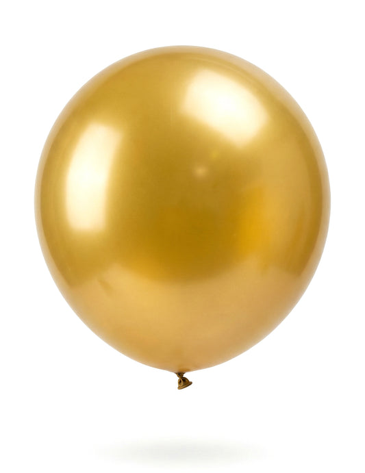 Ballon géant en latex pour fête doré