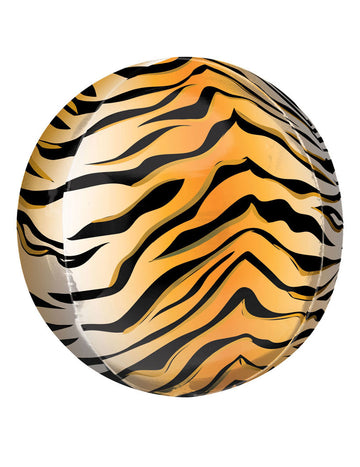 Tigrismintás lufi 38 cm alumínium