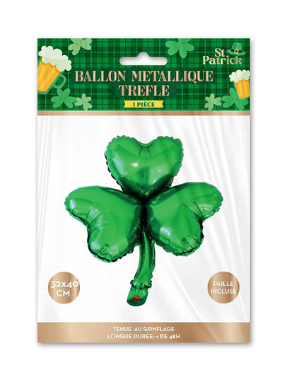Metal Balloon Trèfle St Patrick 40 cm