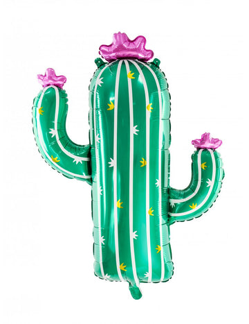 Virágzó kaktusz lufik 82 x 60 cm alumínium
