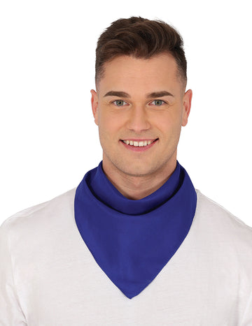 Sima sötétkék bandana