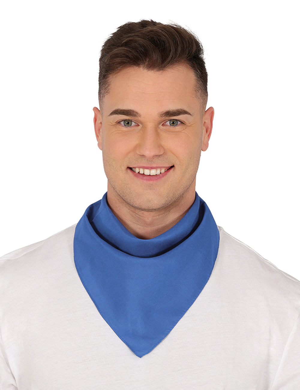 Bandana uni pour adulte bleu