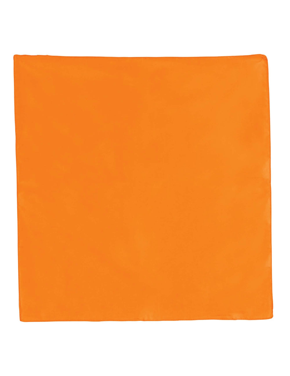Vue à plat du bandana uni pour adulte