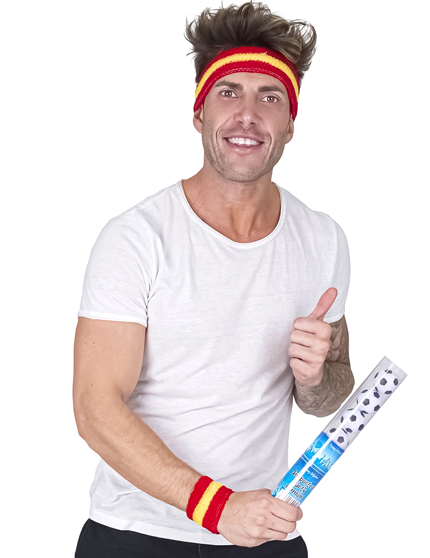 Spanyol szurkolói izzadságelnyelő fejpántok