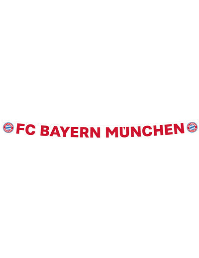 Bannière en carton FC Bayern Munich pour supporters rouge et blanc