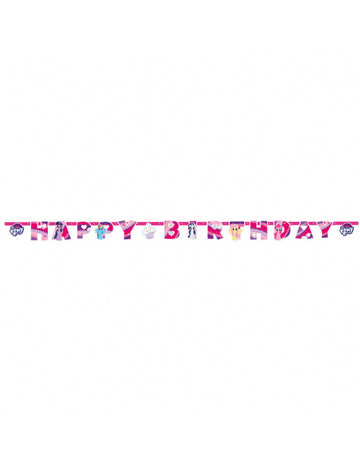 Happy Birthday My Little Pony™ girland 200 x 15 cm 