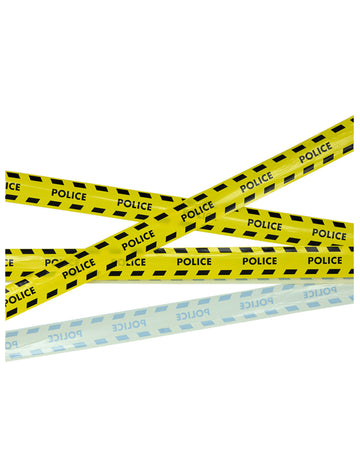 15 méteres sárga és fekete Police partit dekorációs banner