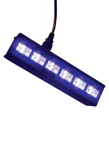 Fekete fényű LED sáv 6x3W