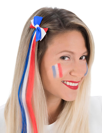 Franciaország szurkolói masnis hajcsat