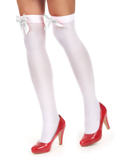 A női masnis harisnya elölnézete