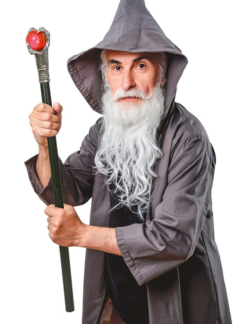 A varázsló személyzete karmokkal és vörös gömbökkel 78 cm