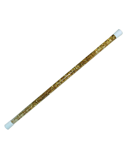 Bâton de majorette pour enfant doré à paillettes