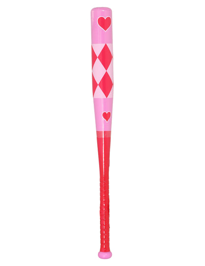 Rózsaszín ütő szívvel 73 cm