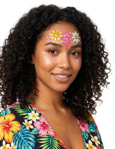 Színes virágragasztó ékszerek
