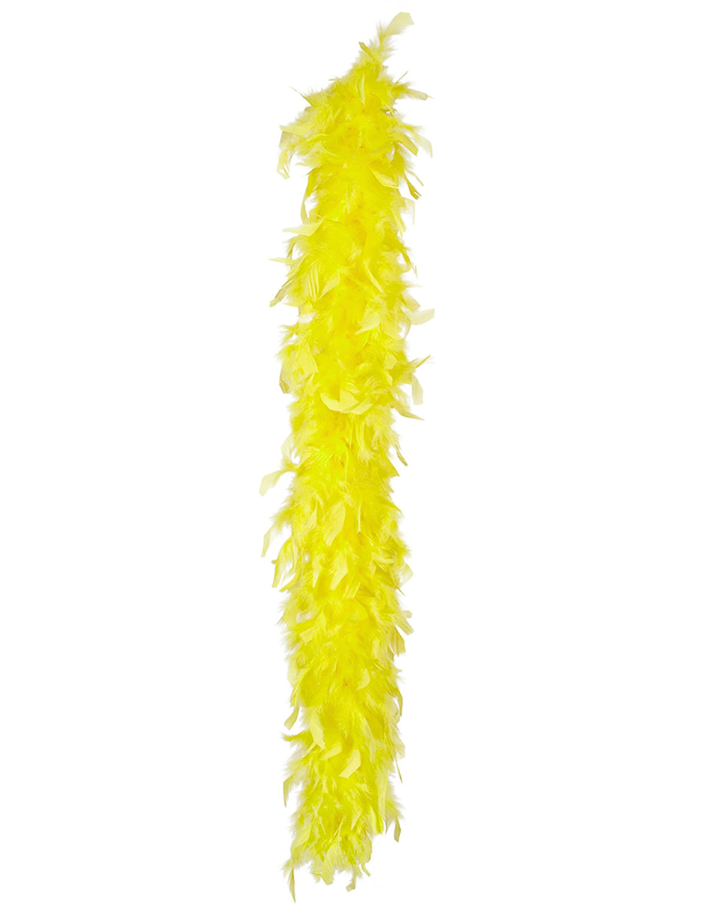 Vue d'ensemble du boa jaune fluo pour femme 50 g
