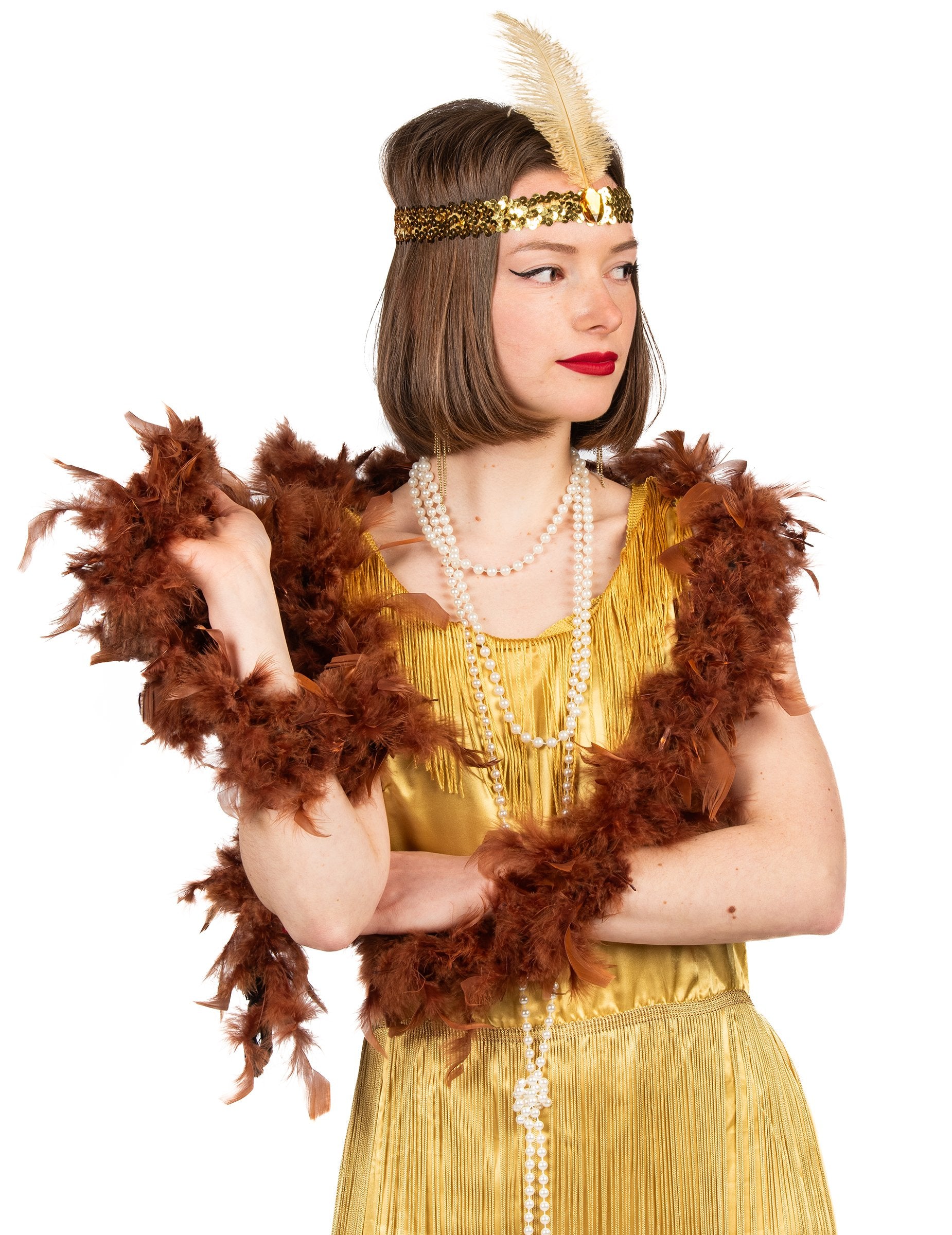 Barna toll boa női 40g