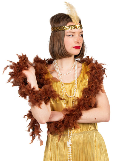 Barna toll boa női 40g