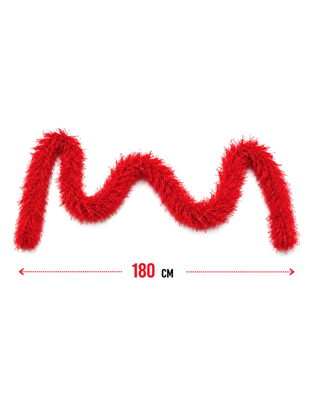 Piros szőr boa 60g