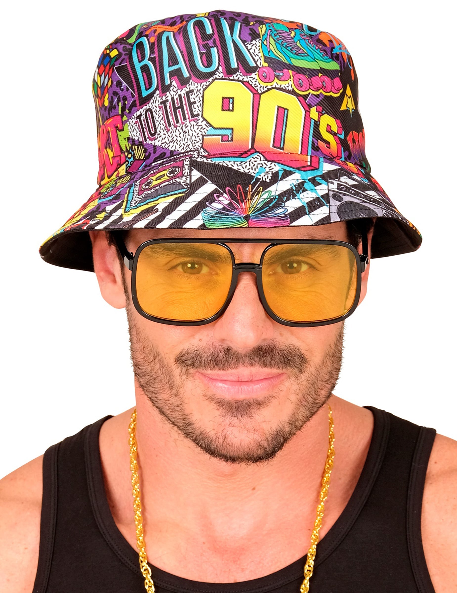 Bob back to the 90's pour adulte multicolore à motifs rétro