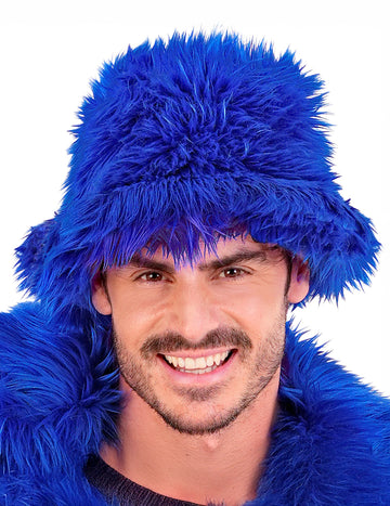 Felnőtt sötétkék hajú bob