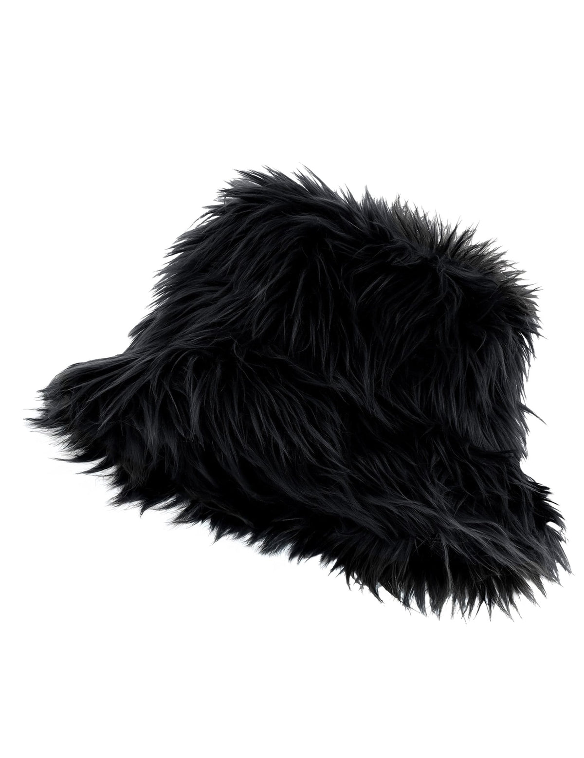 Vue de profil du bob en poils pour adulte