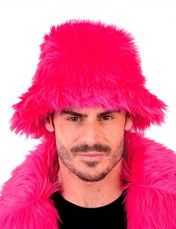 Felnőtt neon rózsaszín hajú bob