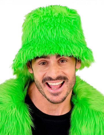 Felnőtt neonzöld hajú bob