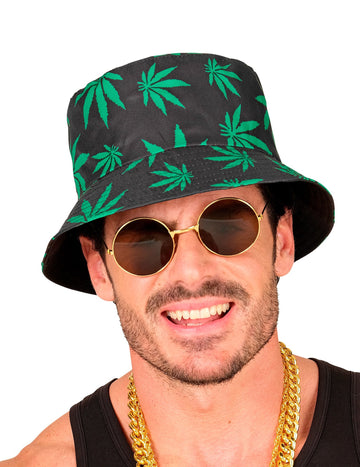 Rasta levél mintás kalap felnőtteknek 