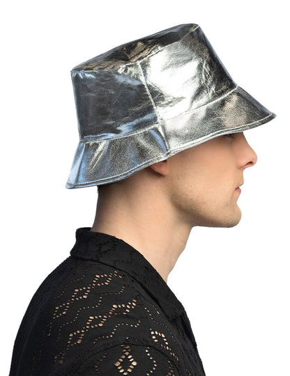 Felnőtt ezüst metál kalap