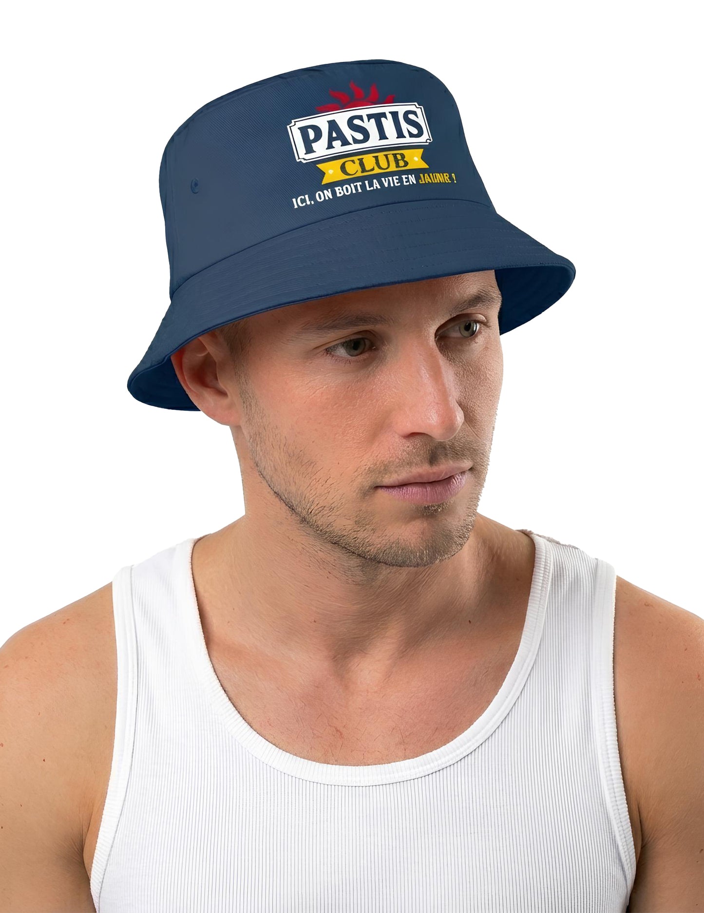 Kék Pastis Club felnőtt parti kalap 