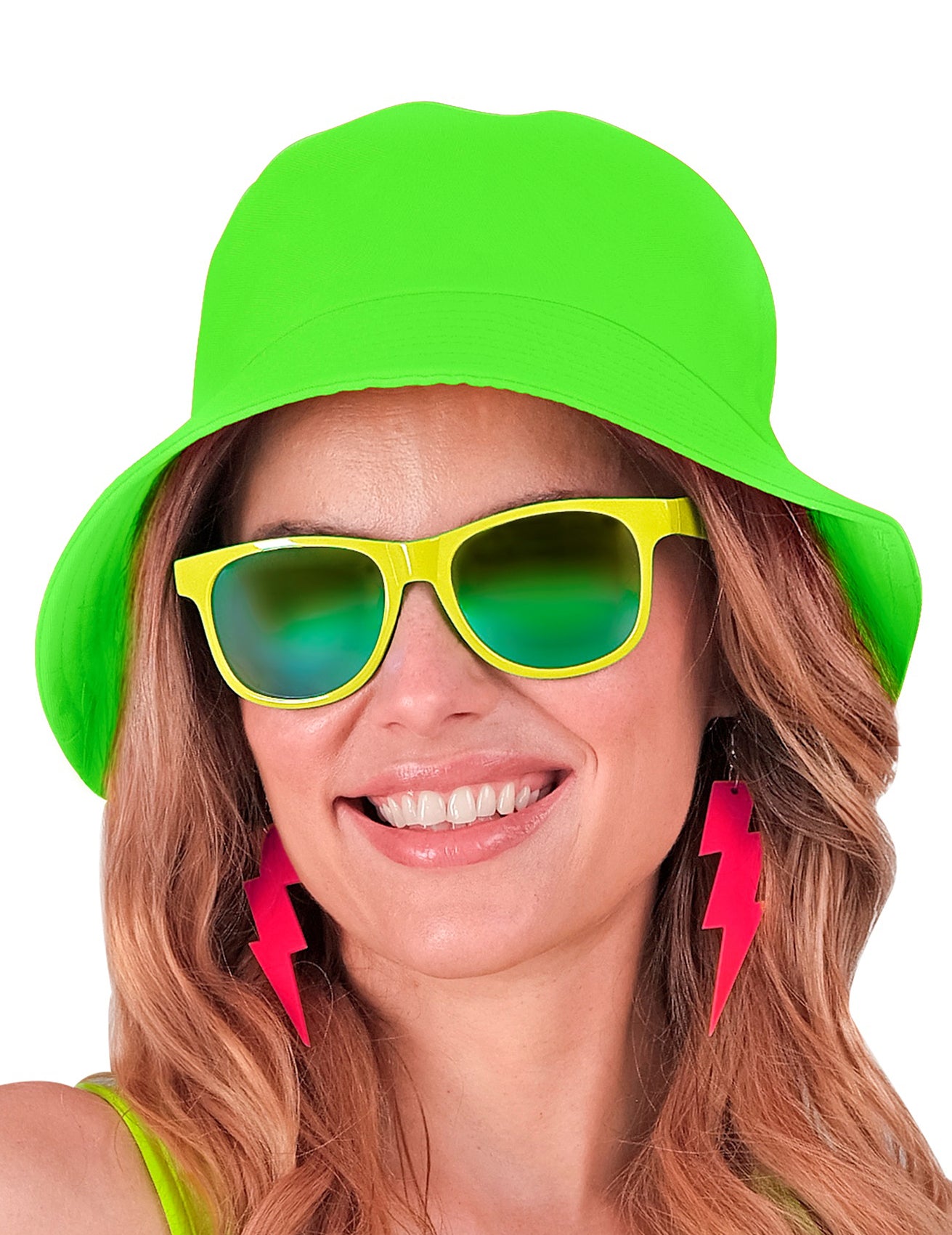 Felnőtt fluoreszkáló zöld bob