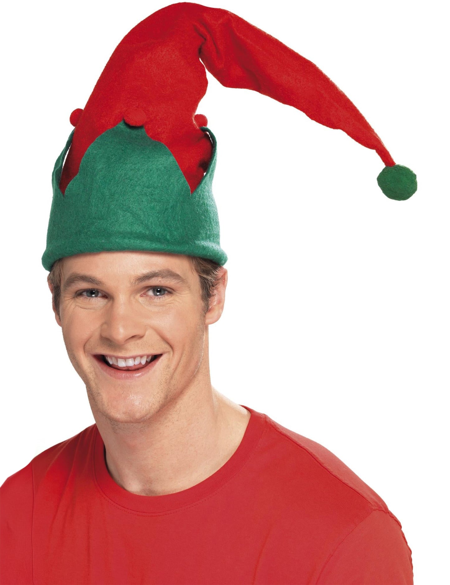 Elf karácsonyi kalap felnőtt pompommal