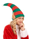 Mikulás Lutin motorháztető felnőtt fülekkel csíkos