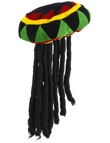 Rasta bársony kalap felnőtt raszta