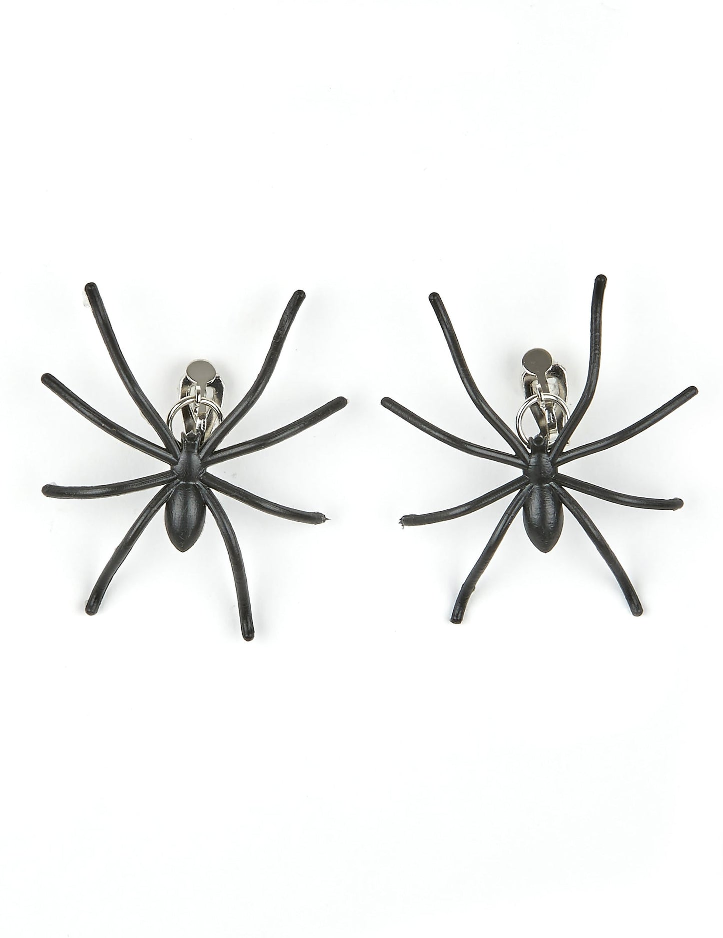 Boucles d'oreilles araignées Halloween pour adulte noires