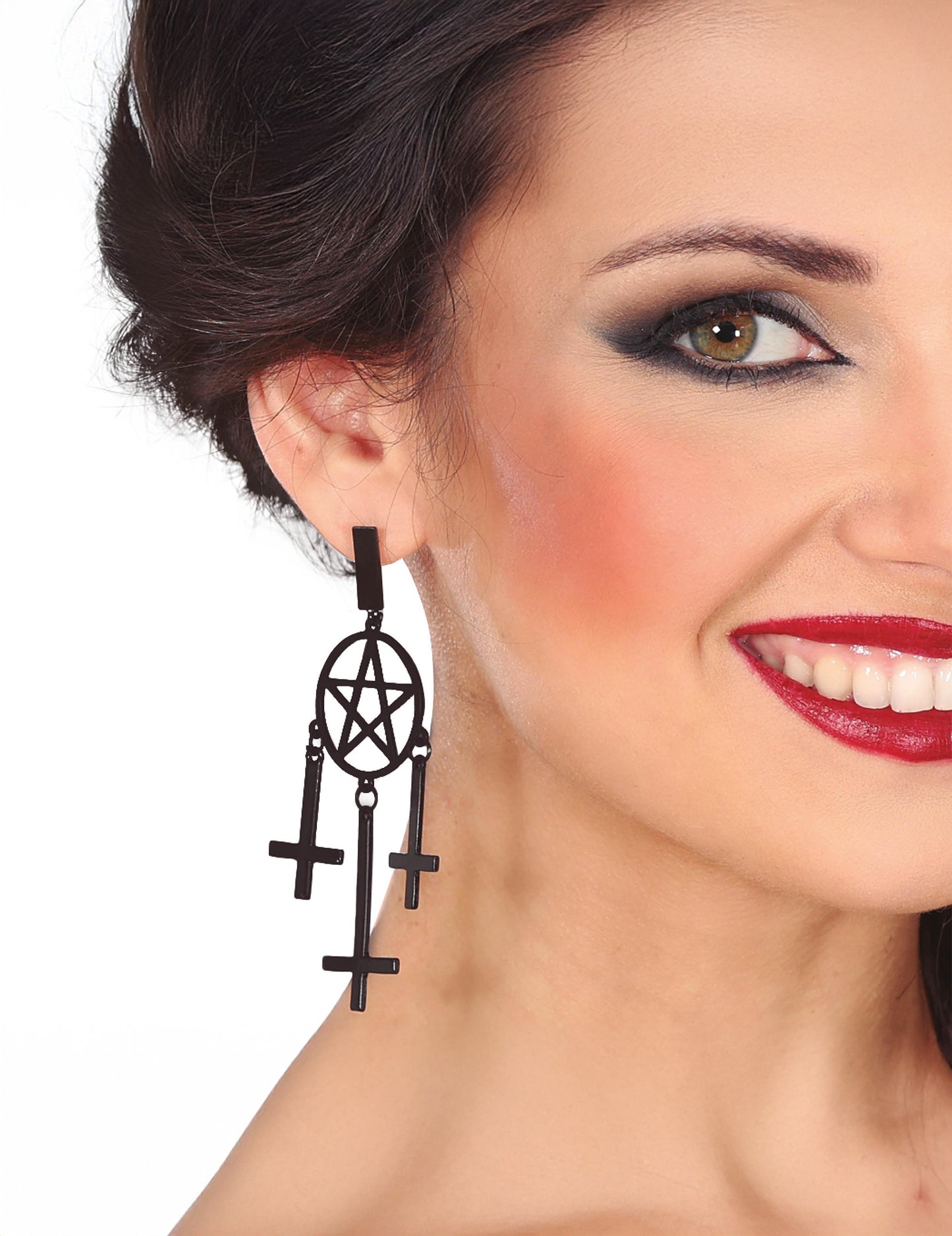 Fekete gótikus fülbevalók felnőtteknek